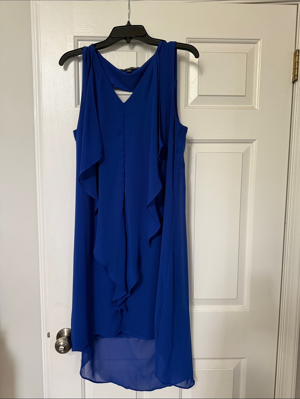 INC International Concepts Royal Blue High-Low Sleeveless Dress